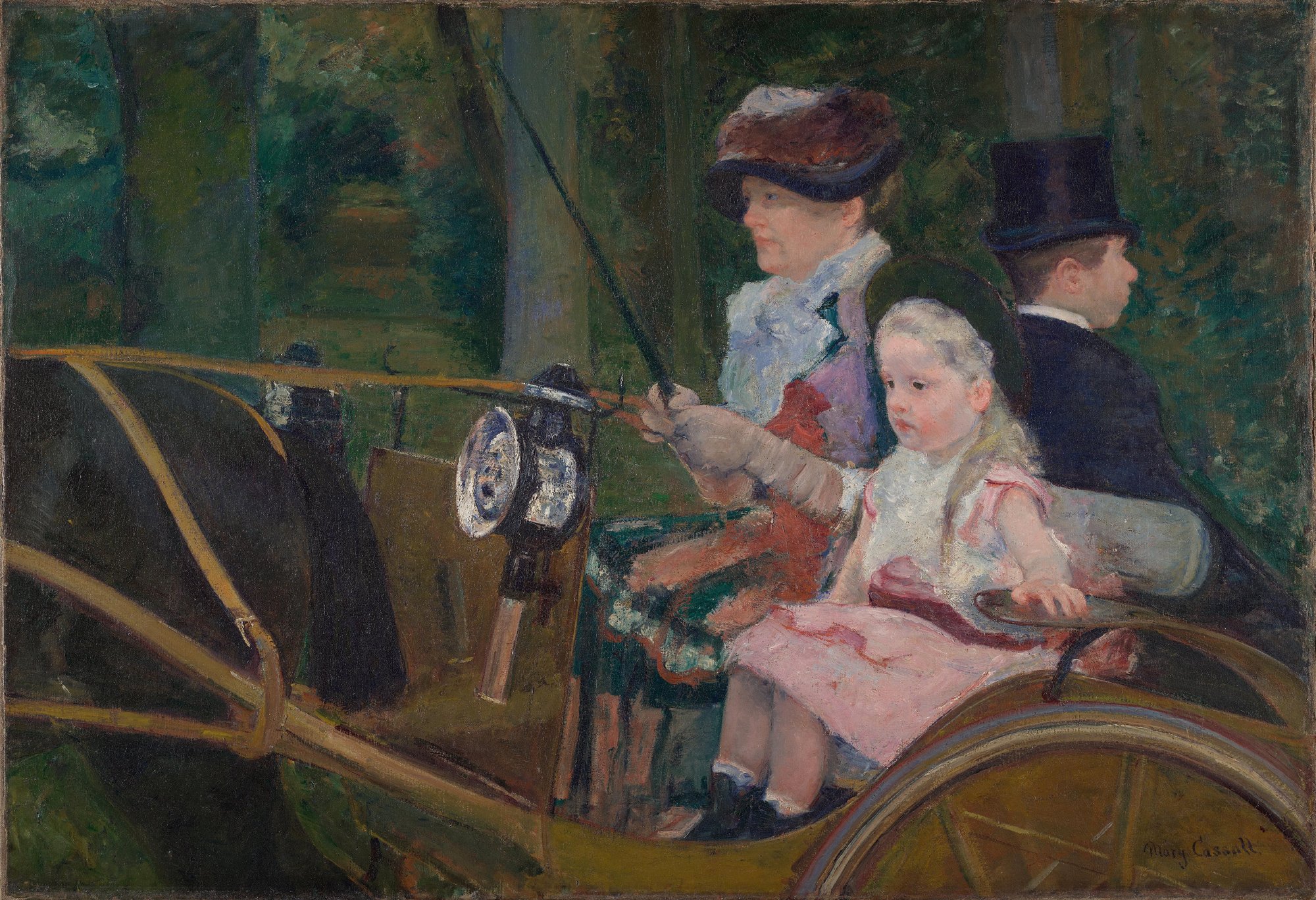 Driving — Mary Cassatt, 1881